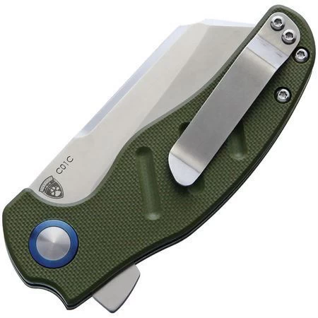 Kizer V3488C2 Sheepdog Linerlock Knife With Green G10 Handle - Image 2