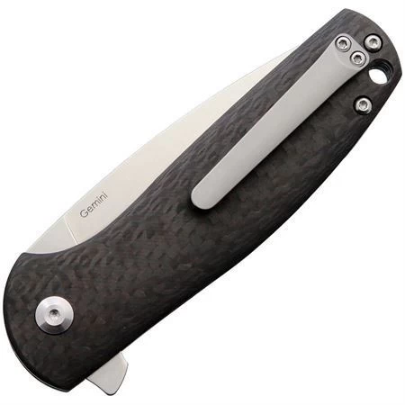Kizer 3471C1 Gemini Framelock Knife Carbon Fiber - Image 2