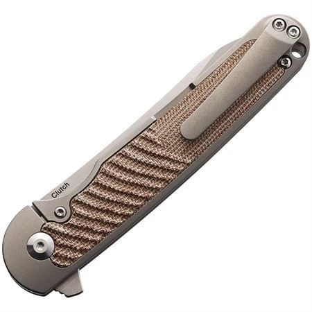 Kizer 4556A3 Clutch Framelock Knife Micarta - Image 2