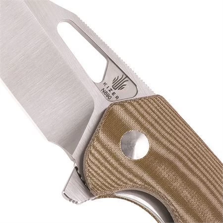 Kizer 3557N1 Horn Linerlock Knife Brown - Image 5