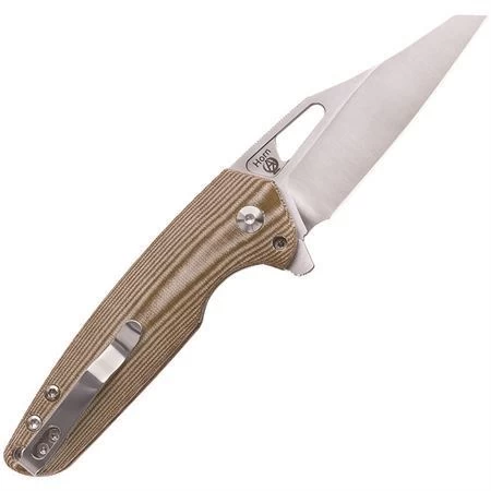 Kizer 3557N1 Horn Linerlock Knife Brown - Image 6