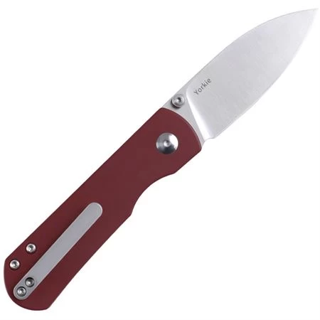 Kizer 3525S1 Yorkie Linerlock Red Micarta - Image 3