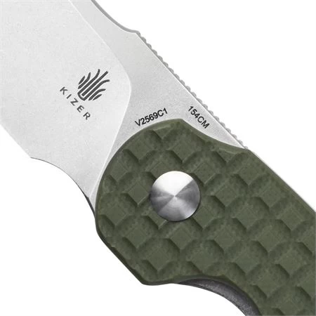 Kizer 2569C1 October Mini Linerlock Green - Image 4