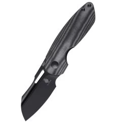 Kizer October Micarta Black V3569A1 (2.9" Black)