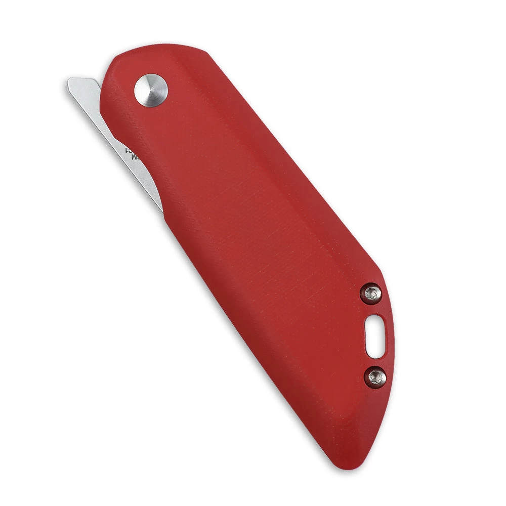 Kizer Michael Pretsch Comfort Liner Lock Knife Red G-10 V4559C1 (3.27" Stonewashed) - Image 7