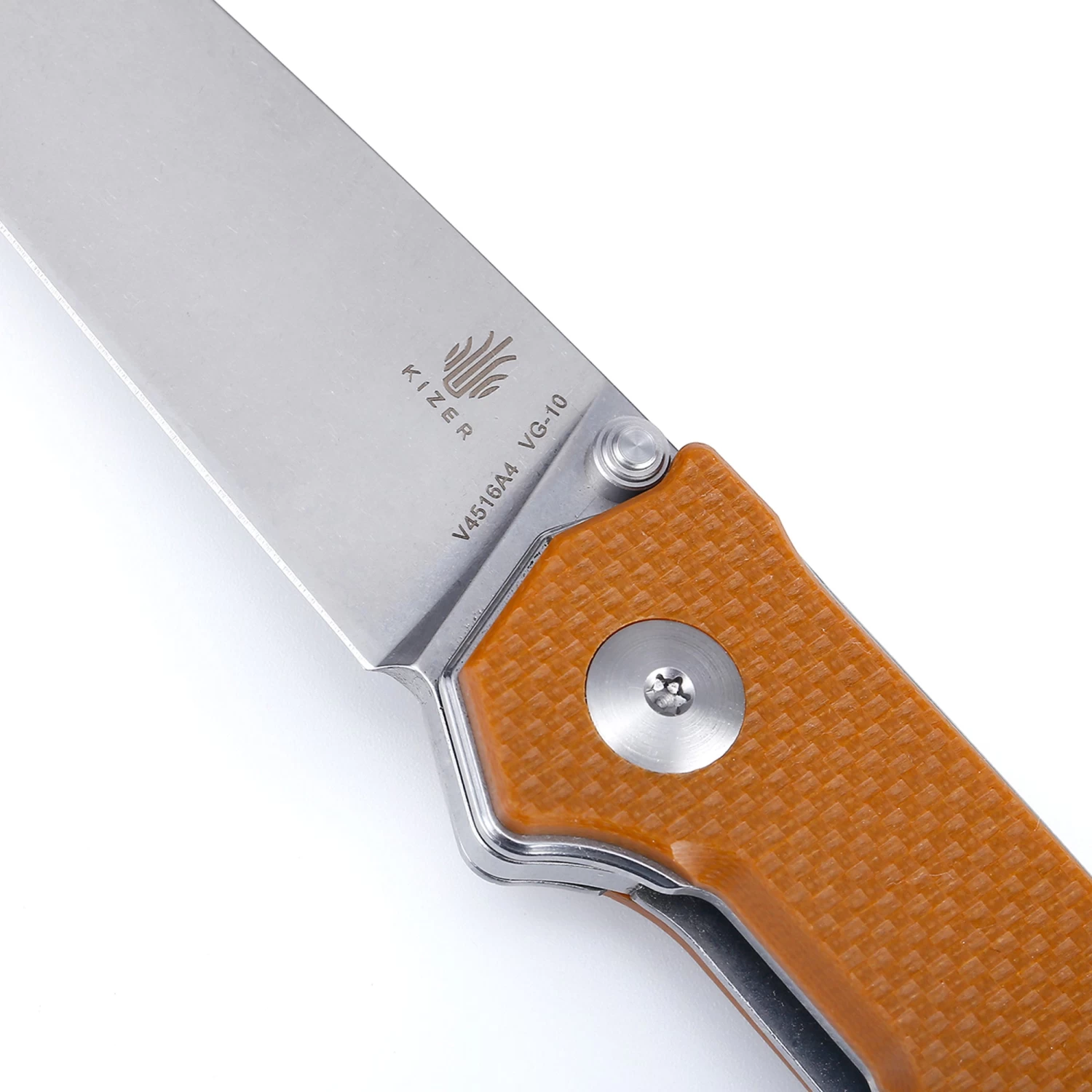 Kizer Domin G10 Brown V4516A4 (3.46" Stonewash) - Image 3
