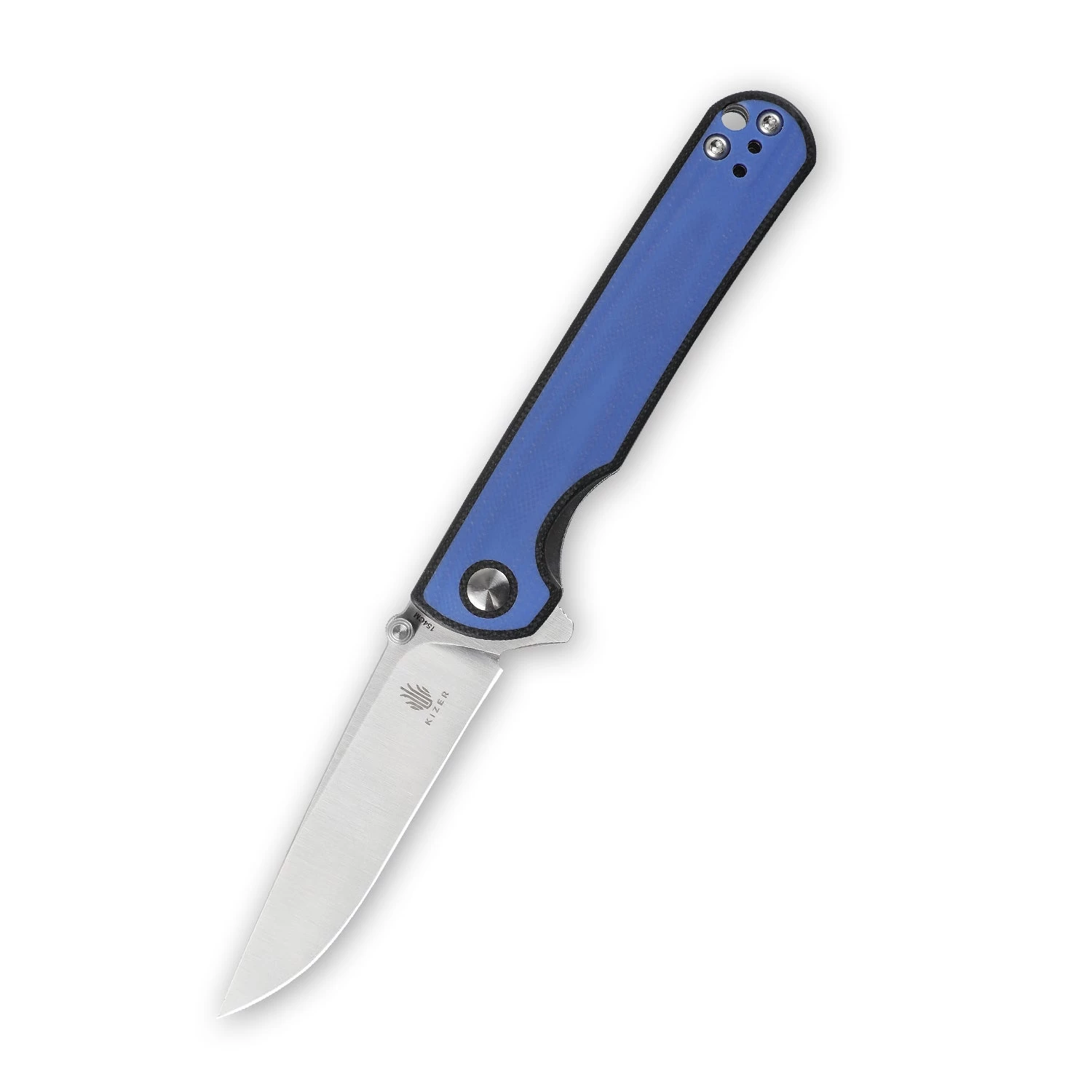 Kizer Rapids Black And Blue G10 Handle V3594FC1 (3.46'' Satin)