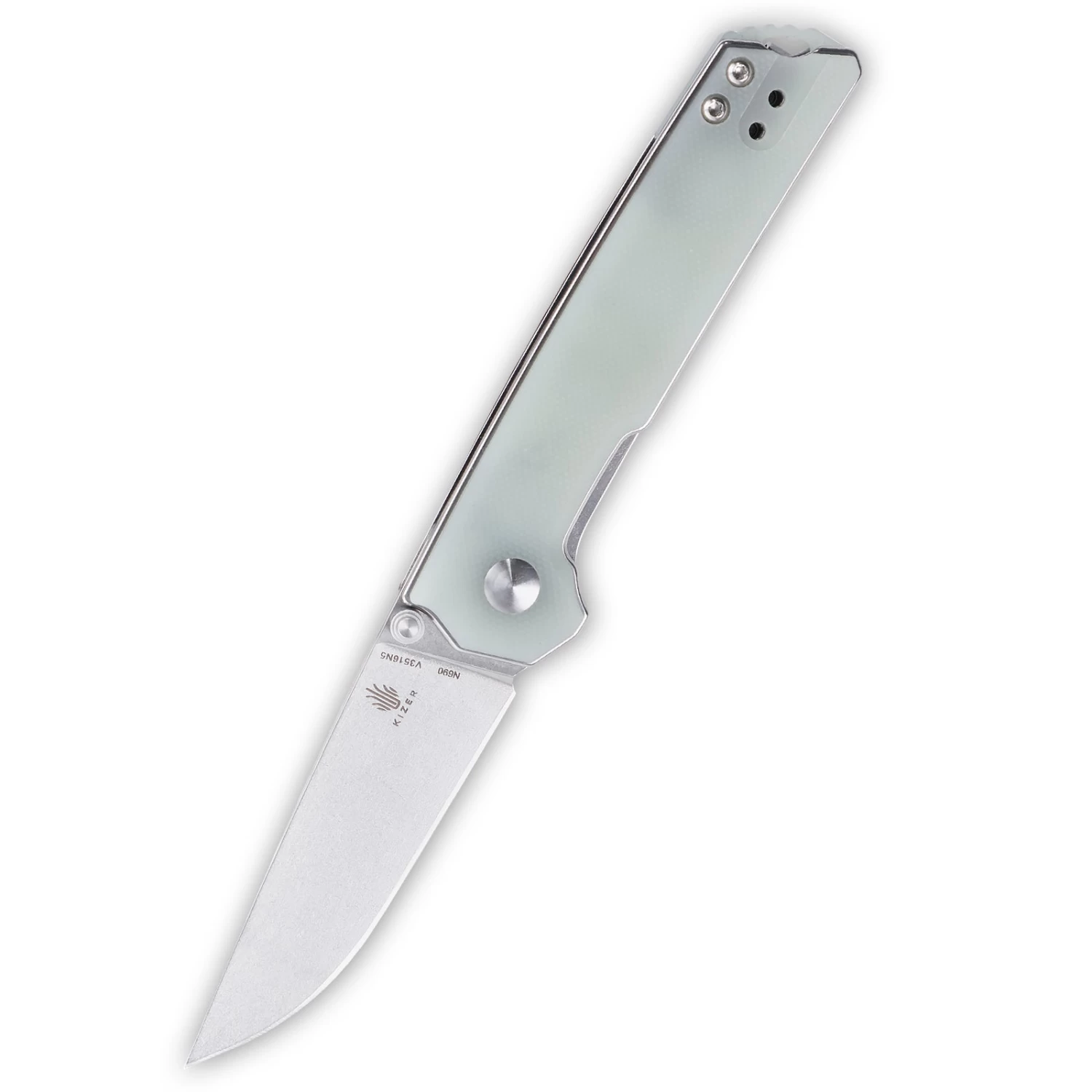 Kizer Domin Mini G10 Transparent Color V3516N5 (2.89" Stonewash)