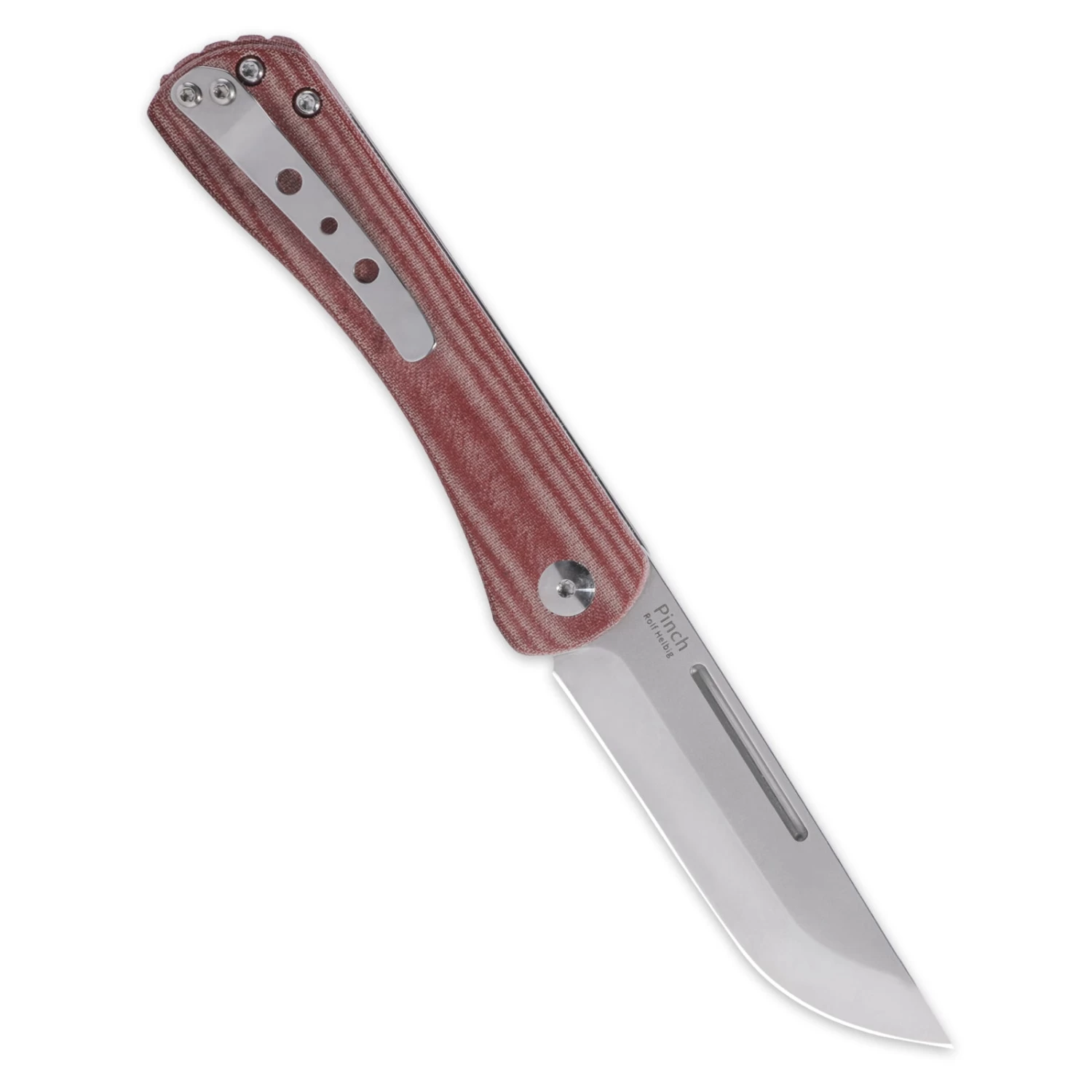 Kizer Pinch Micarta Red V3009N5 (3.04" Stonewash) - Image 2