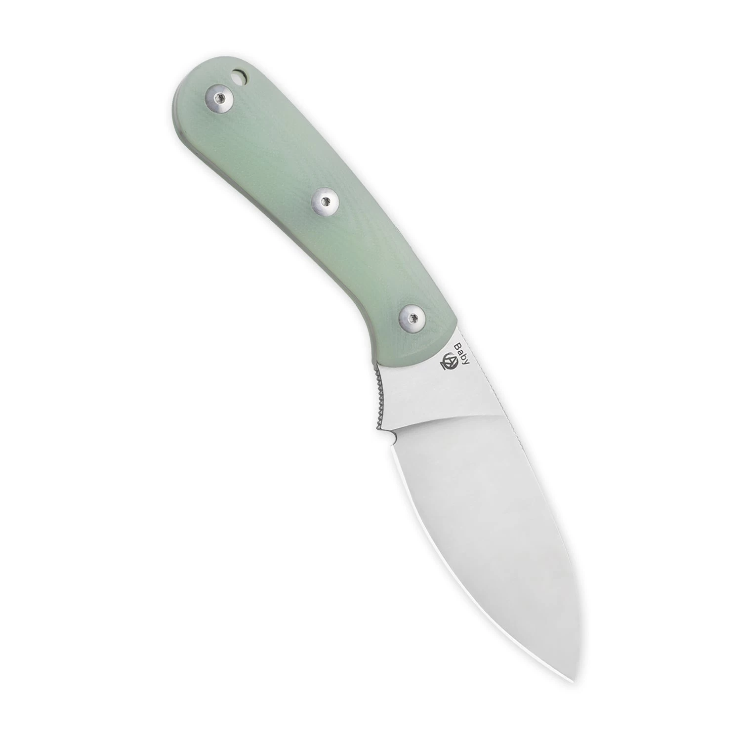 Kizer Baby Fixed Blade Knife Black G-10 1044C2 (3.85" Satin) - Image 2