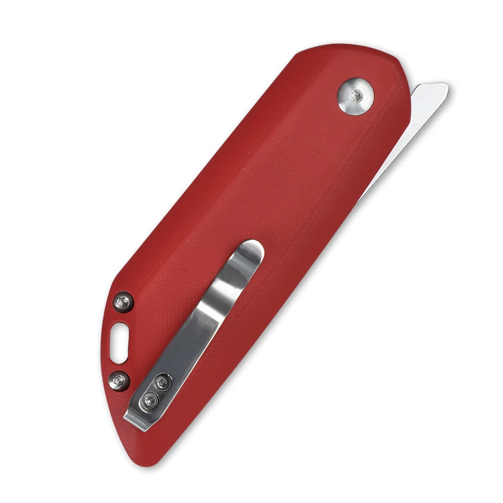 Kizer Michael Pretsch Comfort Liner Lock Knife Red G-10 V4559C1 (3.27" Stonewashed) - Image 6
