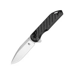 Kizer Assassin 154CM Blade Button Lock Carbon Fiber & G10 Handle V3549C3 (3.03" Satin)