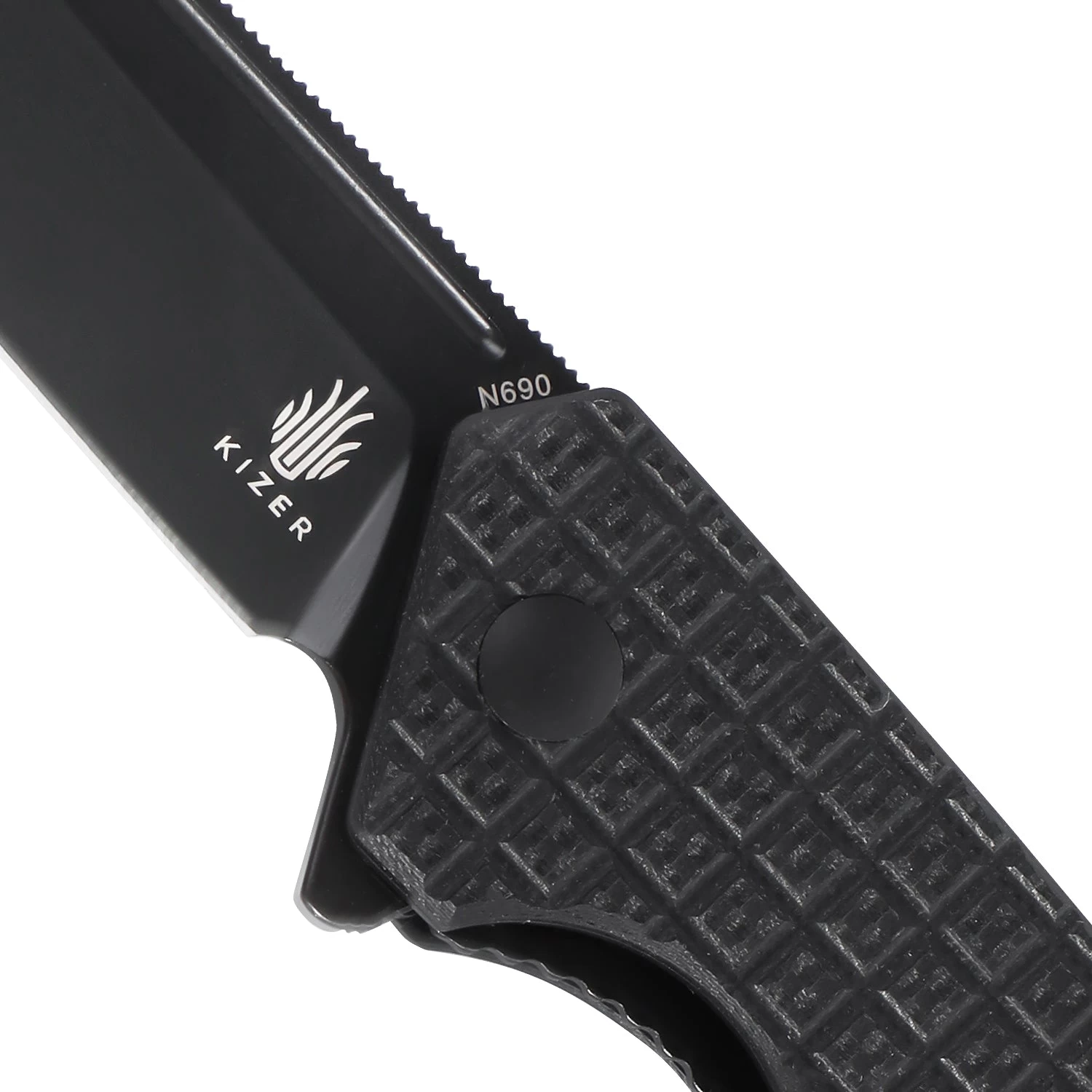 Kizer Lan G-10 Black V4577N1 (3.4" Black) - Image 3