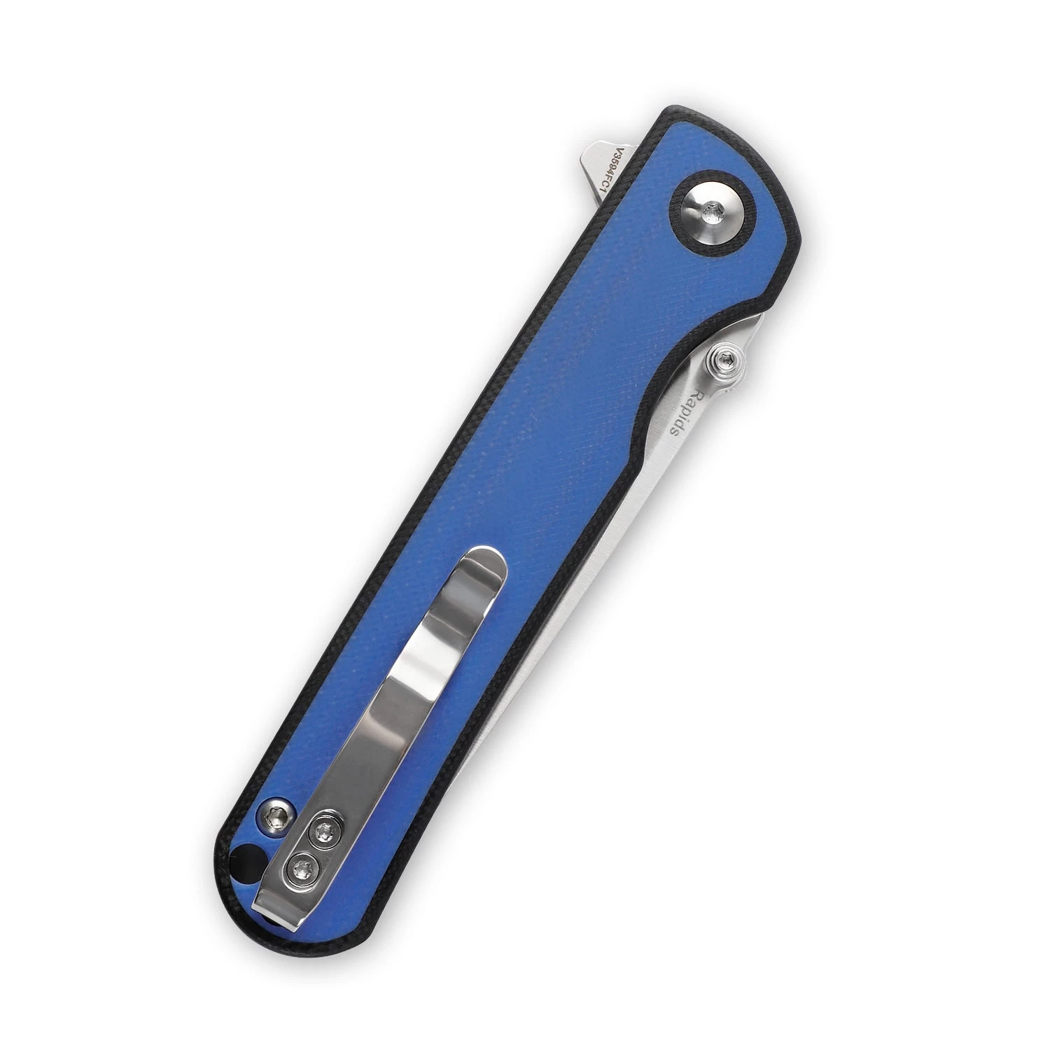 Kizer Rapids Black And Blue G10 Handle V3594FC1 (3.46'' Satin) - Image 6