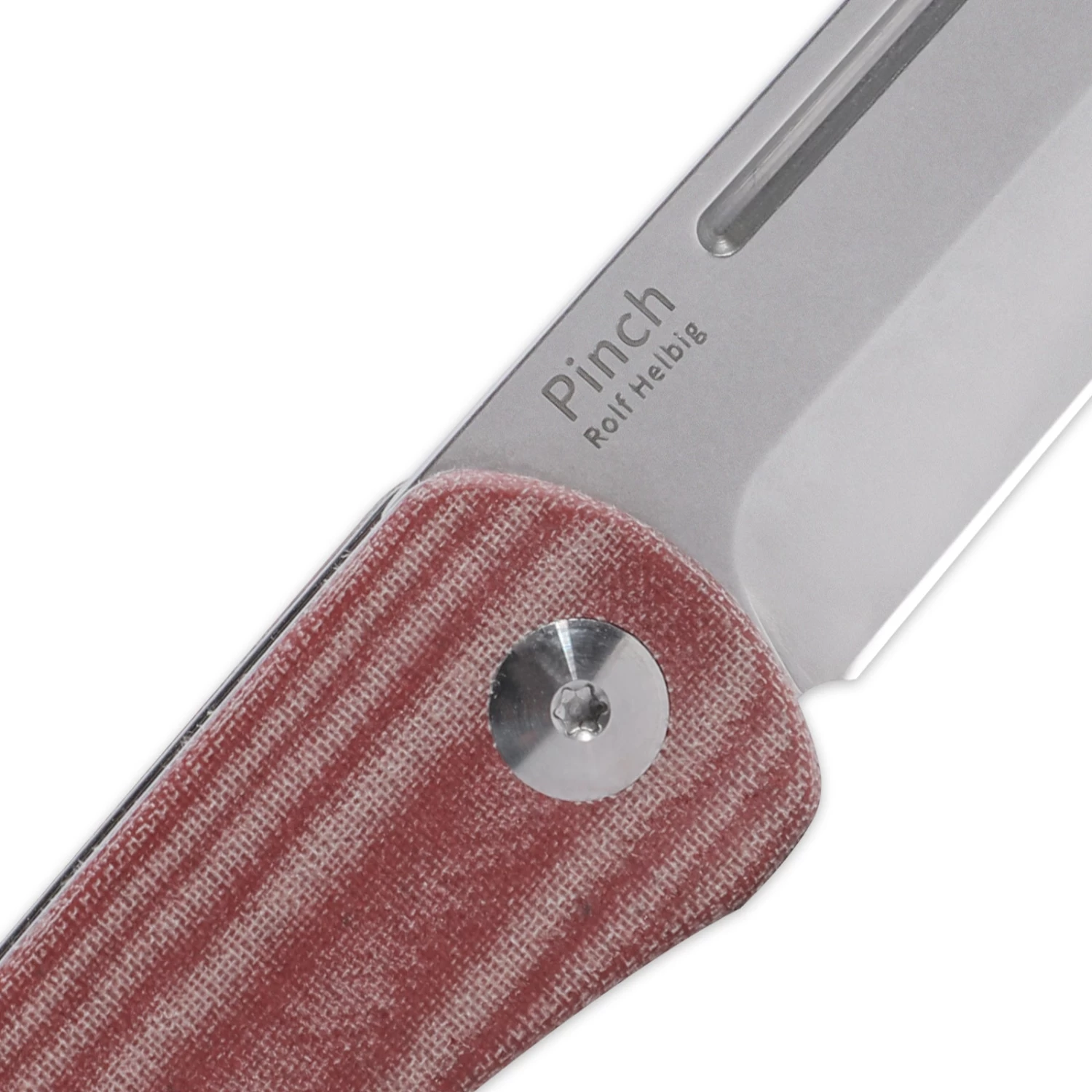 Kizer Pinch Micarta Red V3009N5 (3.04" Stonewash) - Image 4