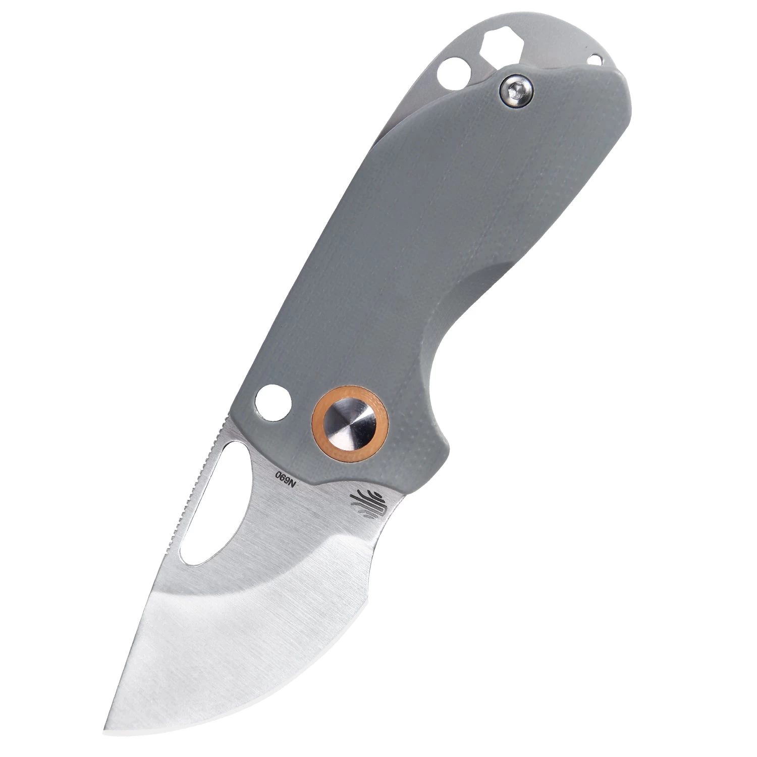 Kizer Catshark G10/Titanium Gray V2561N1(1.9" Satin)