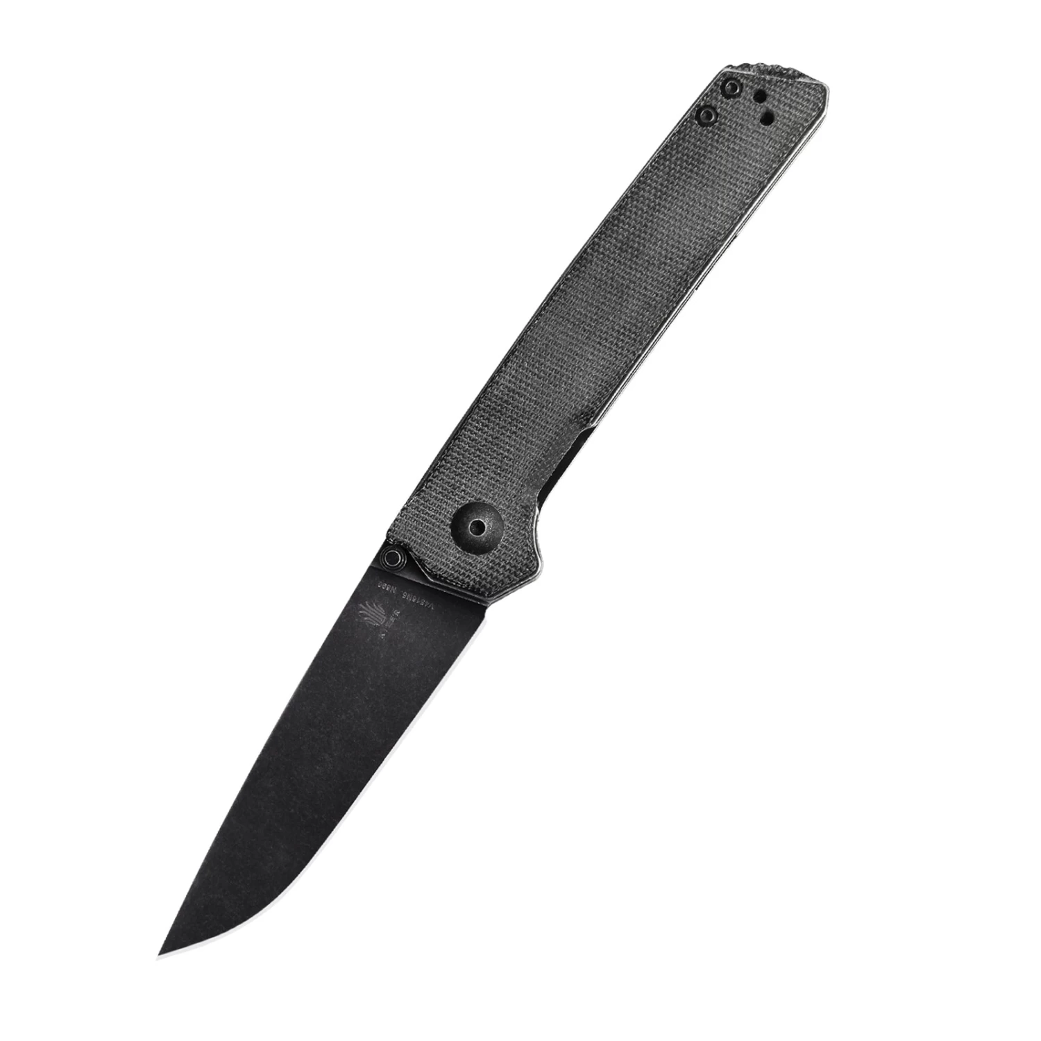 Kizer Domin Micarta Black V4516N5 (3.46" Black Stonewash)
