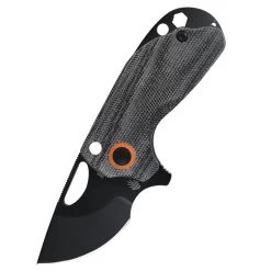 Kizer Catshark Titanium/Micarta Black V2561N2(1.9" Satin)