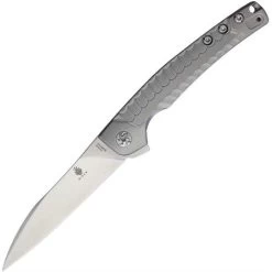 Kizer 3457A3 Splinter Framelock Knife With Matte Finish Titanium Handle