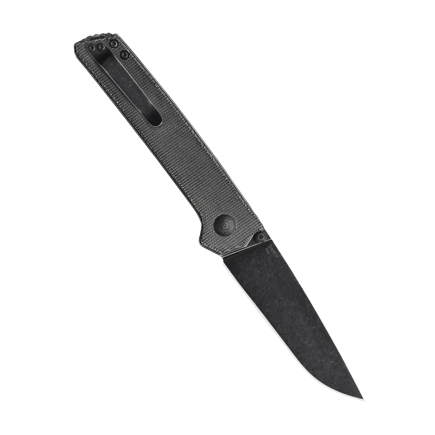 Kizer Domin Micarta Black V4516N5 (3.46" Black Stonewash) - Image 2