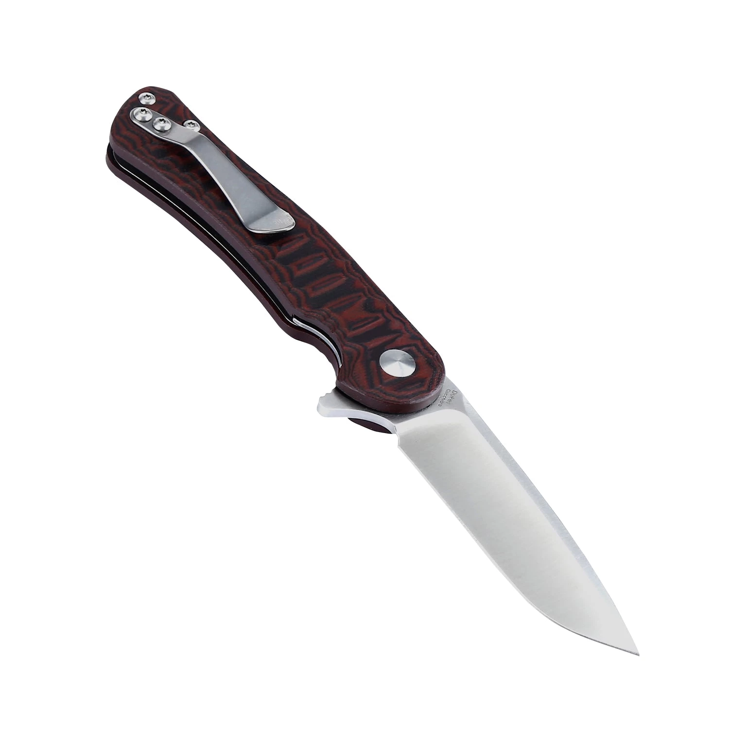 Kizer DUKES G10 Black &Red V3466N2 (3" Stain) - Image 2