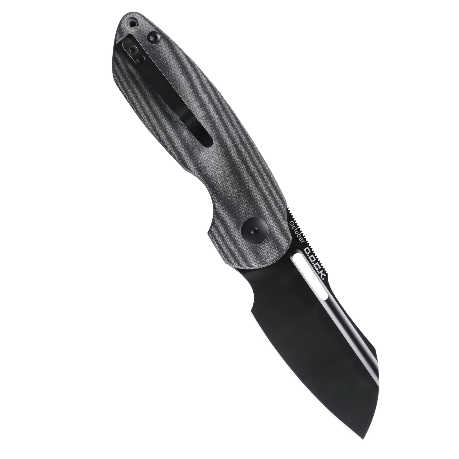 Kizer October Micarta Black V3569A1 (2.9" Black) - Image 2