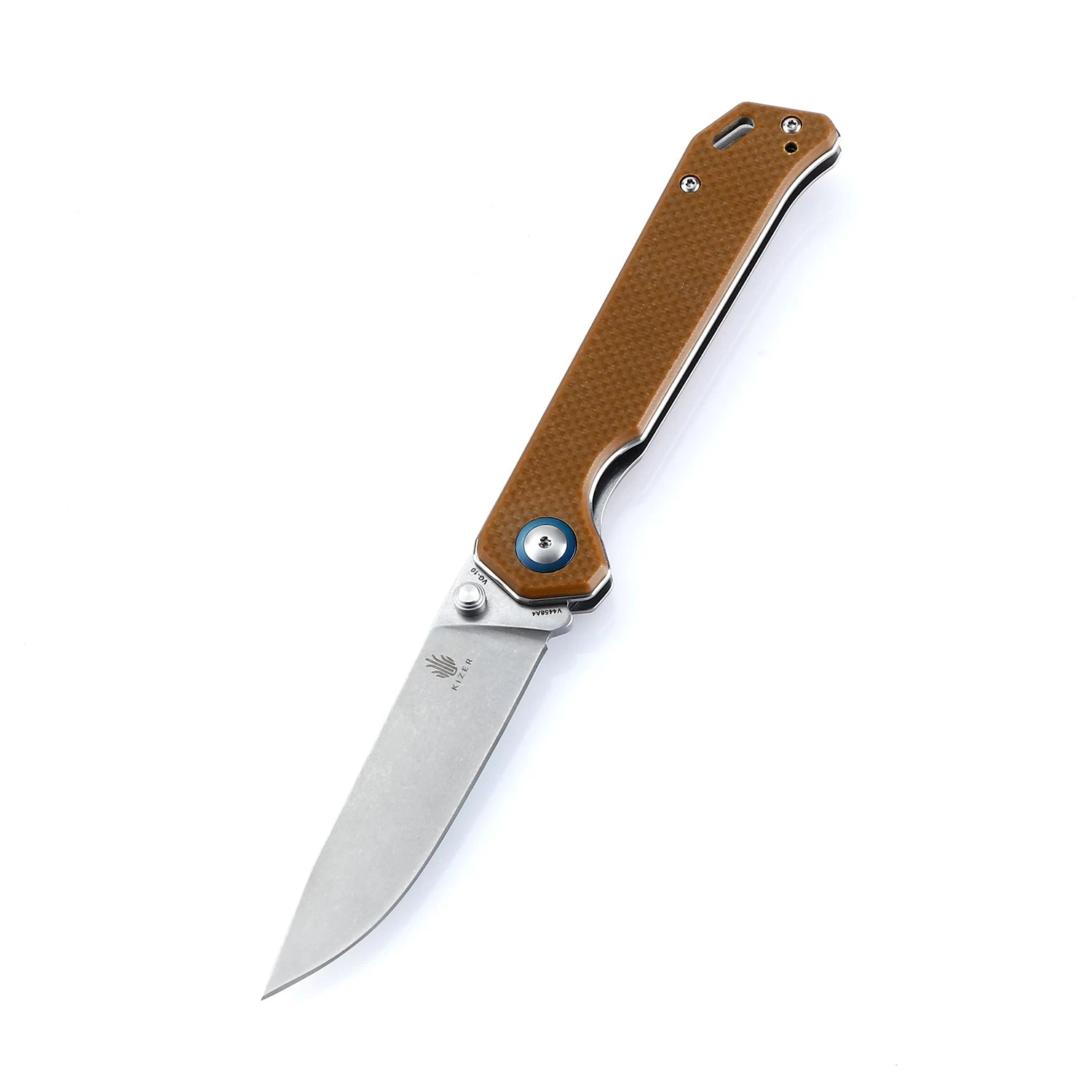 Kizer Begleiter G10 Brown V4458A4 (3.5" Stonewash)