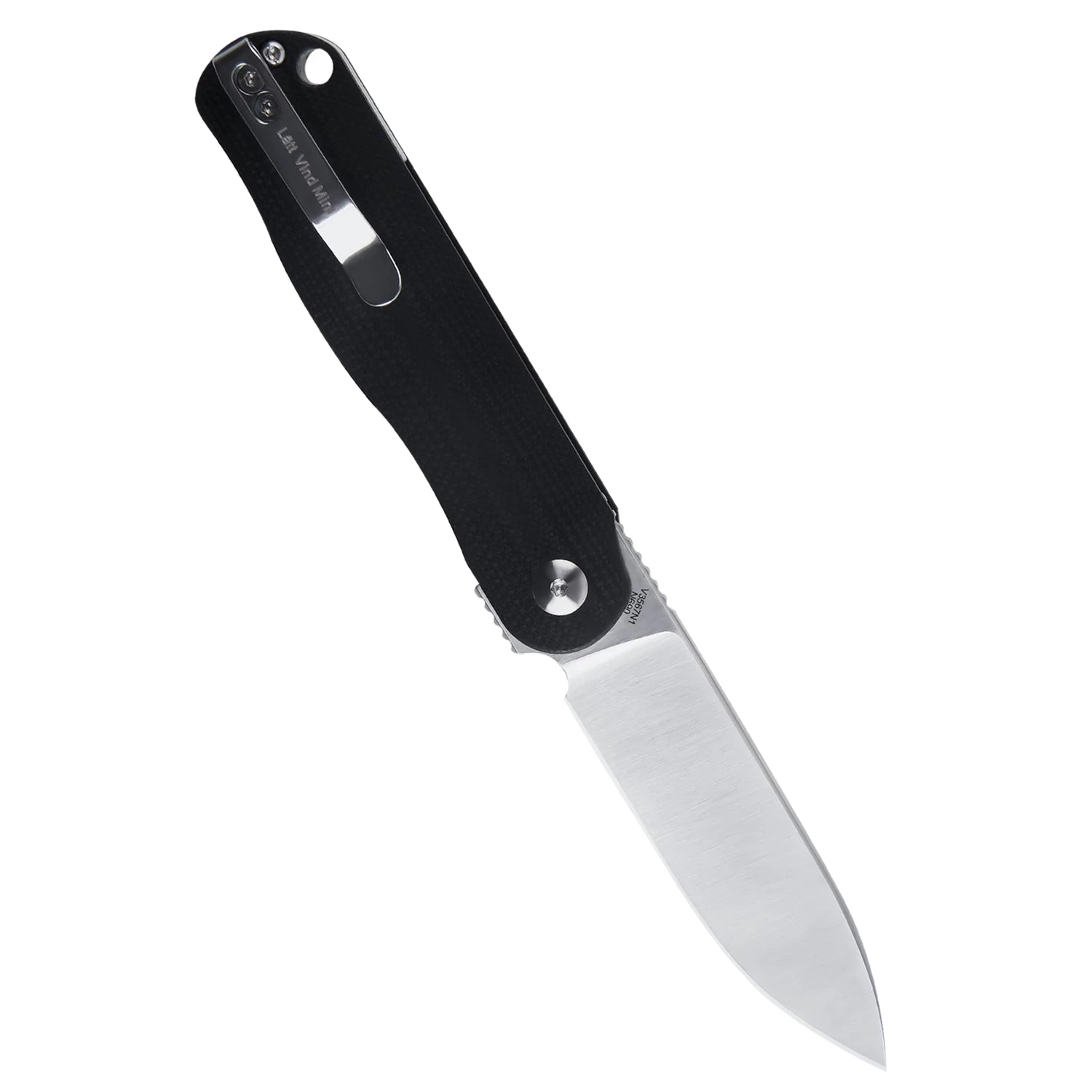 Kizer Lätt Vind Mini Liner Lock Knife Black G-10 V3567N1 (3" Satin) - Image 2