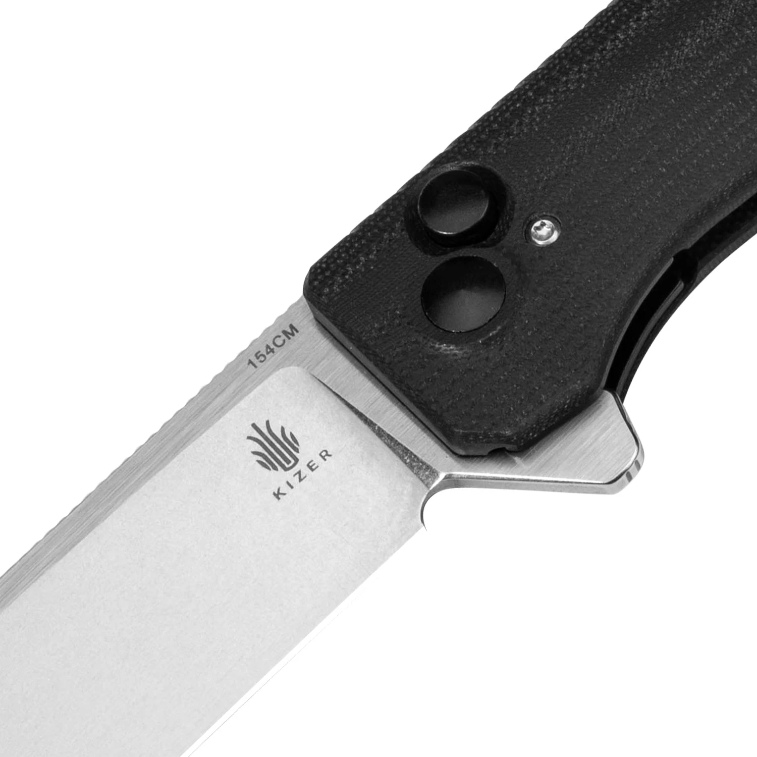 Kizer Brat 154CM Blade Integral G10 Handle V3630C1 (3.50" Stonewashed) - Image 3