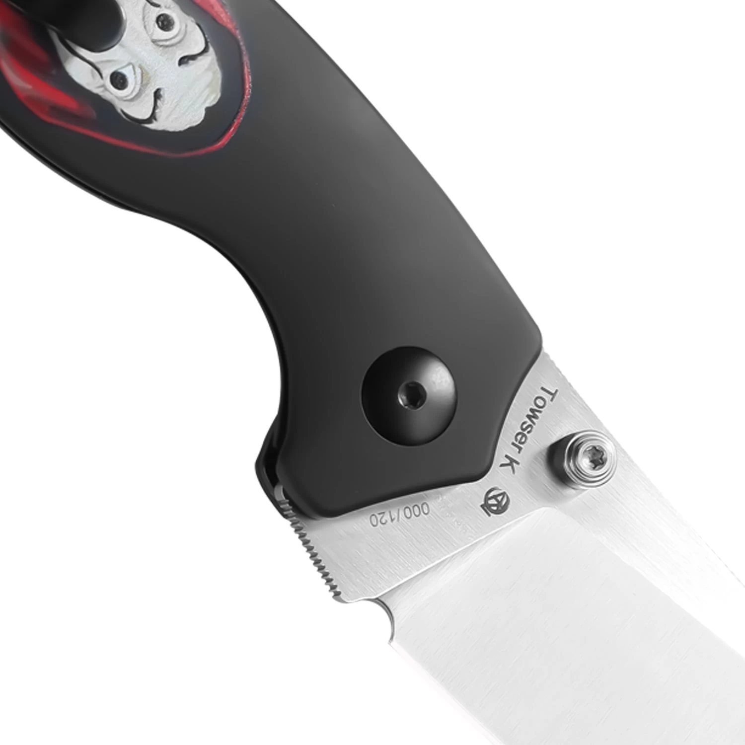 Kizer Friday Club | Towser K | Black Aluminum Handle |3.39” 154CM Blade | V4593KFC - Image 4