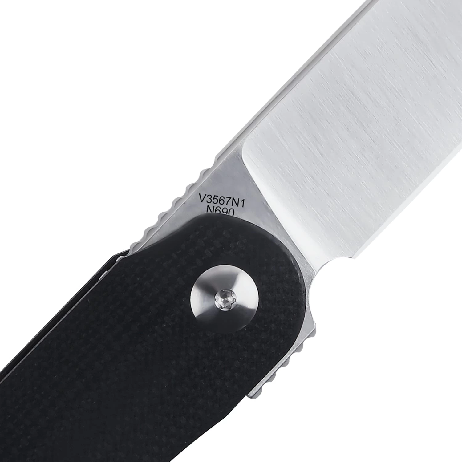 Kizer Lätt Vind Mini Liner Lock Knife Black G-10 V3567N1 (3" Satin) - Image 4