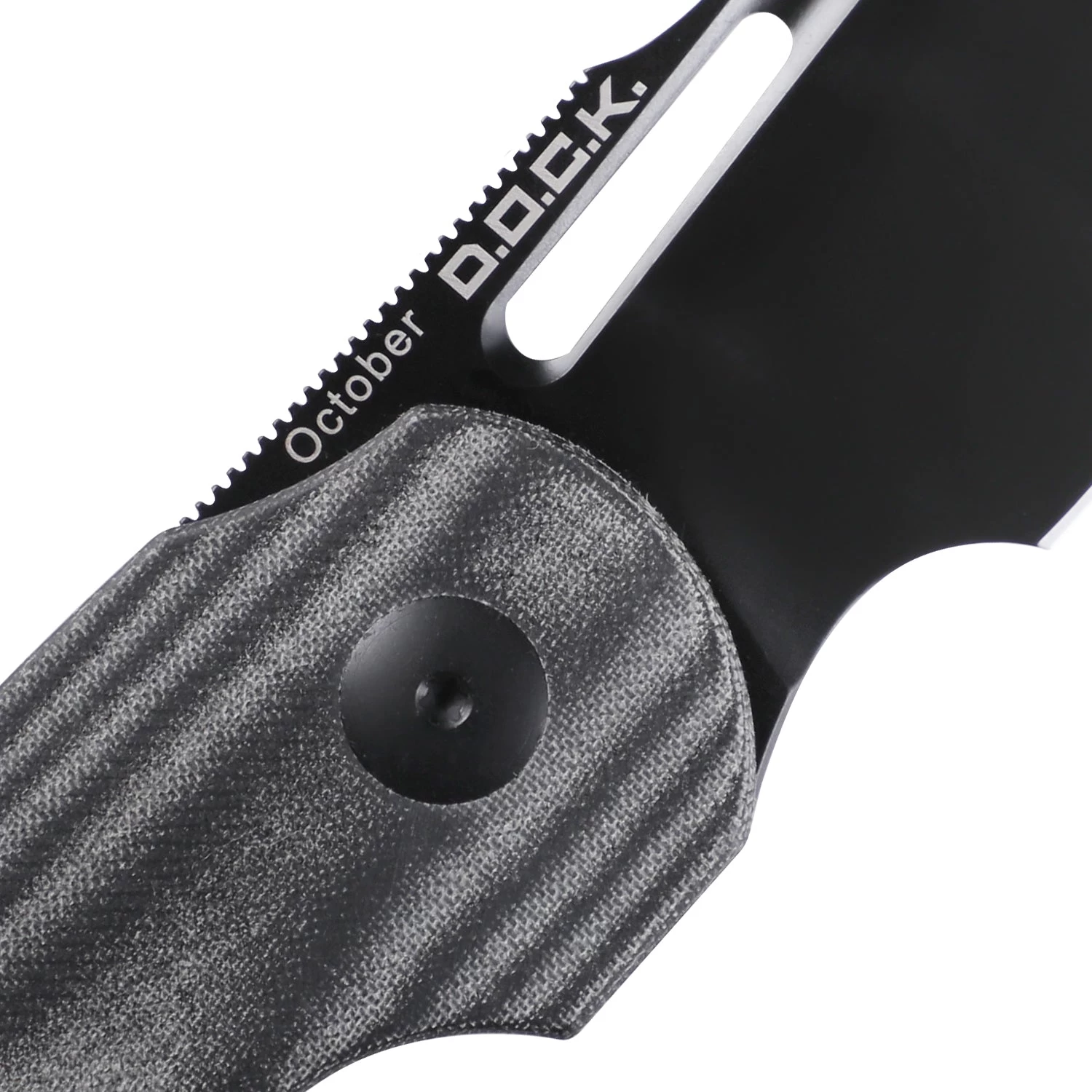 Kizer October Micarta Black V3569A1 (2.9" Black) - Image 4