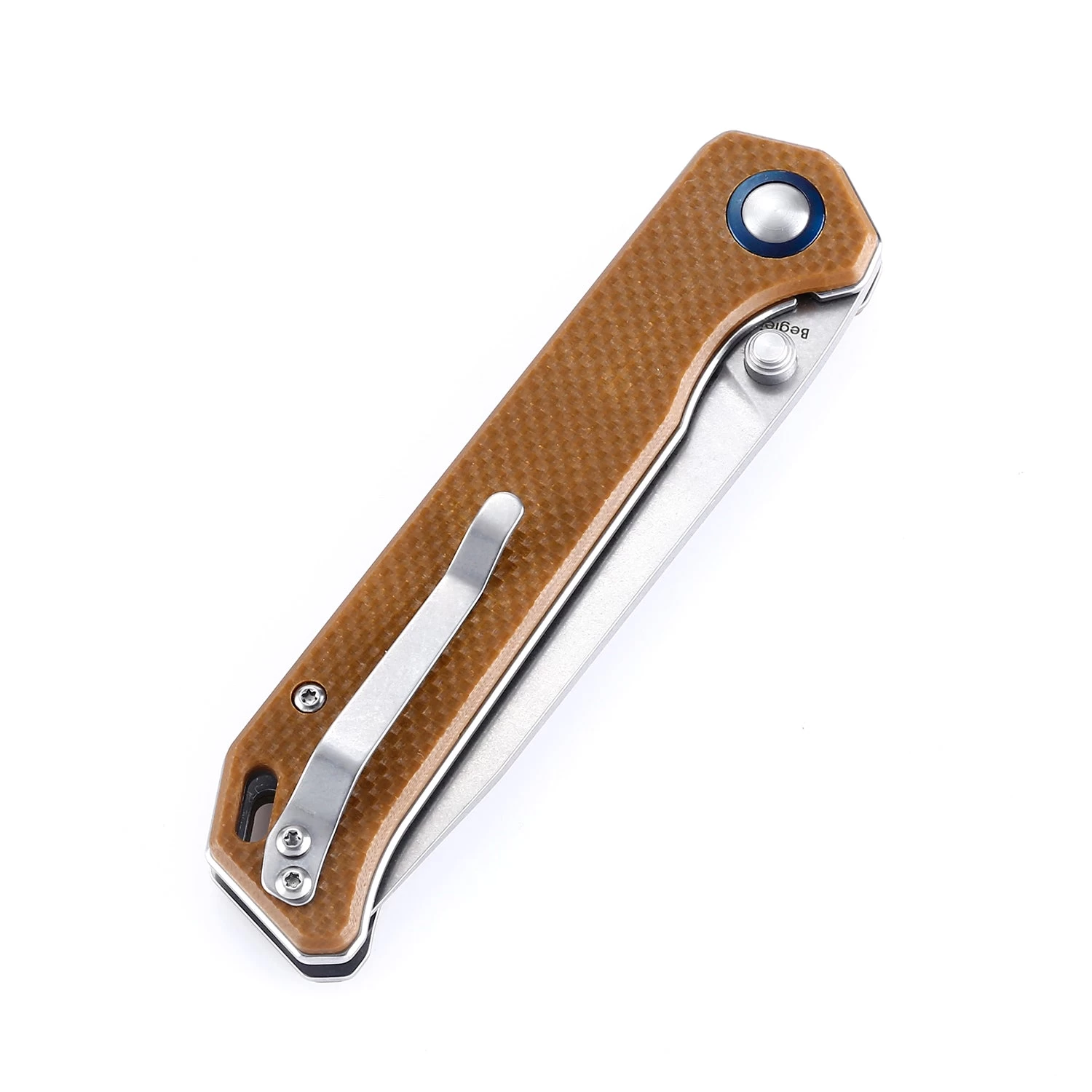 Kizer Begleiter G10 Brown V4458A4 (3.5" Stonewash) - Image 5