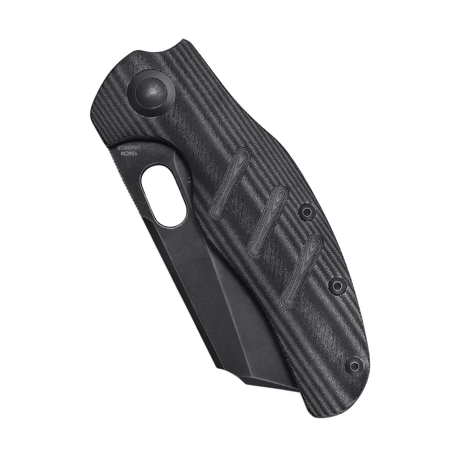 Kizer Sheepdog C01c(XL) Black Micarta Handle V5488C5 (3.95" Black Stonewash) - Image 5