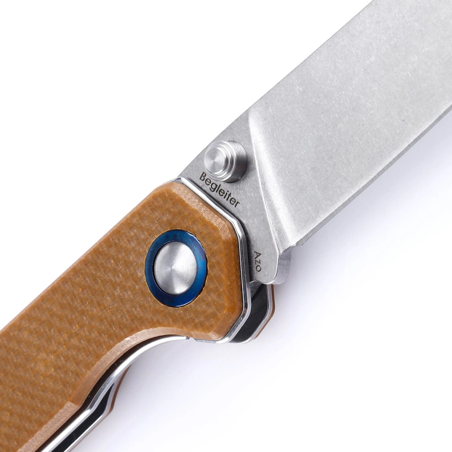 Kizer Begleiter G10 Brown V4458A4 (3.5" Stonewash) - Image 4