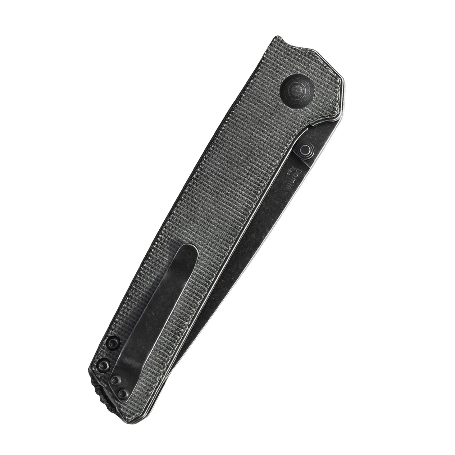 Kizer Domin Micarta Black V4516N5 (3.46" Black Stonewash) - Image 6