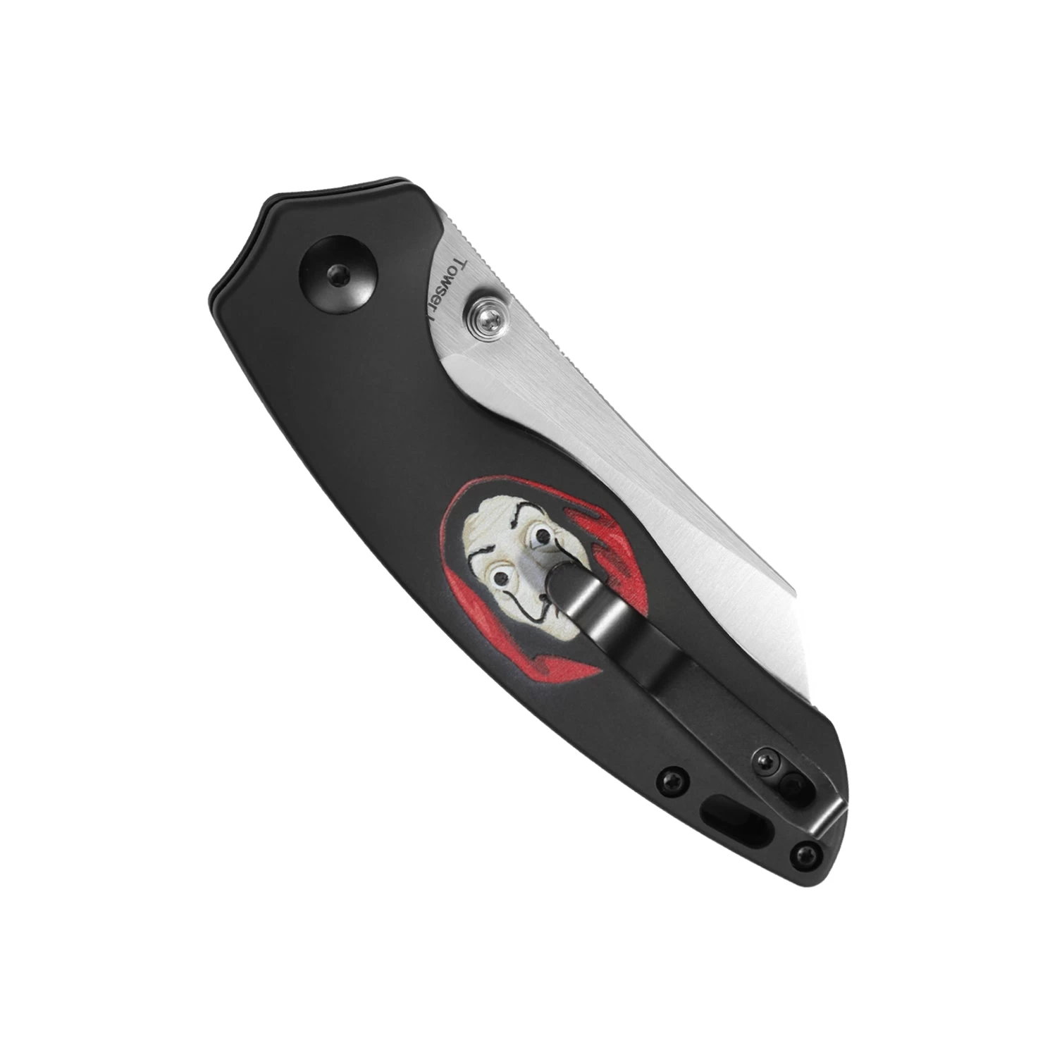 Kizer Friday Club | Towser K | Black Aluminum Handle |3.39” 154CM Blade | V4593KFC - Image 6