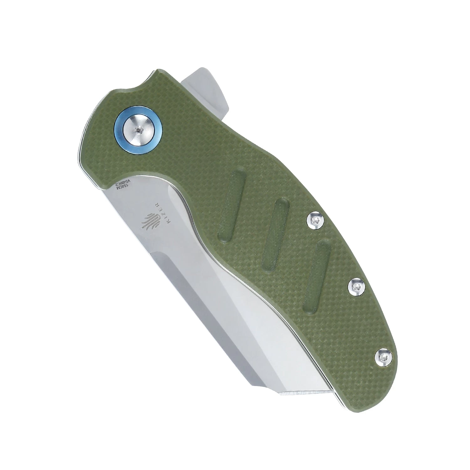 Kizer Sheepdog C01c XL G-10 Green V5488C2 (3.94" Satin) - Image 5