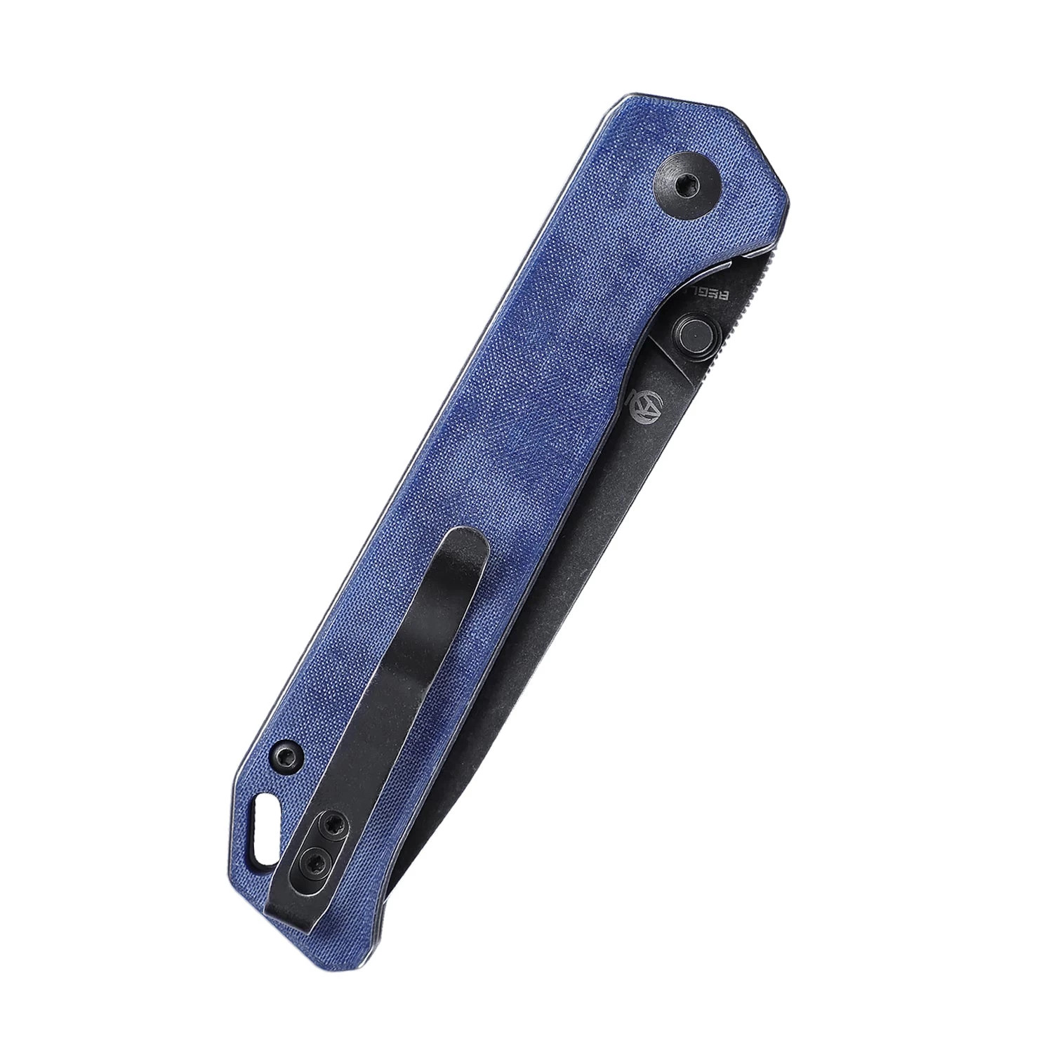 Kizer Azo Begleiter Blue Denim Micarta V4458.2C1 (3.58" Black SW) - Image 6