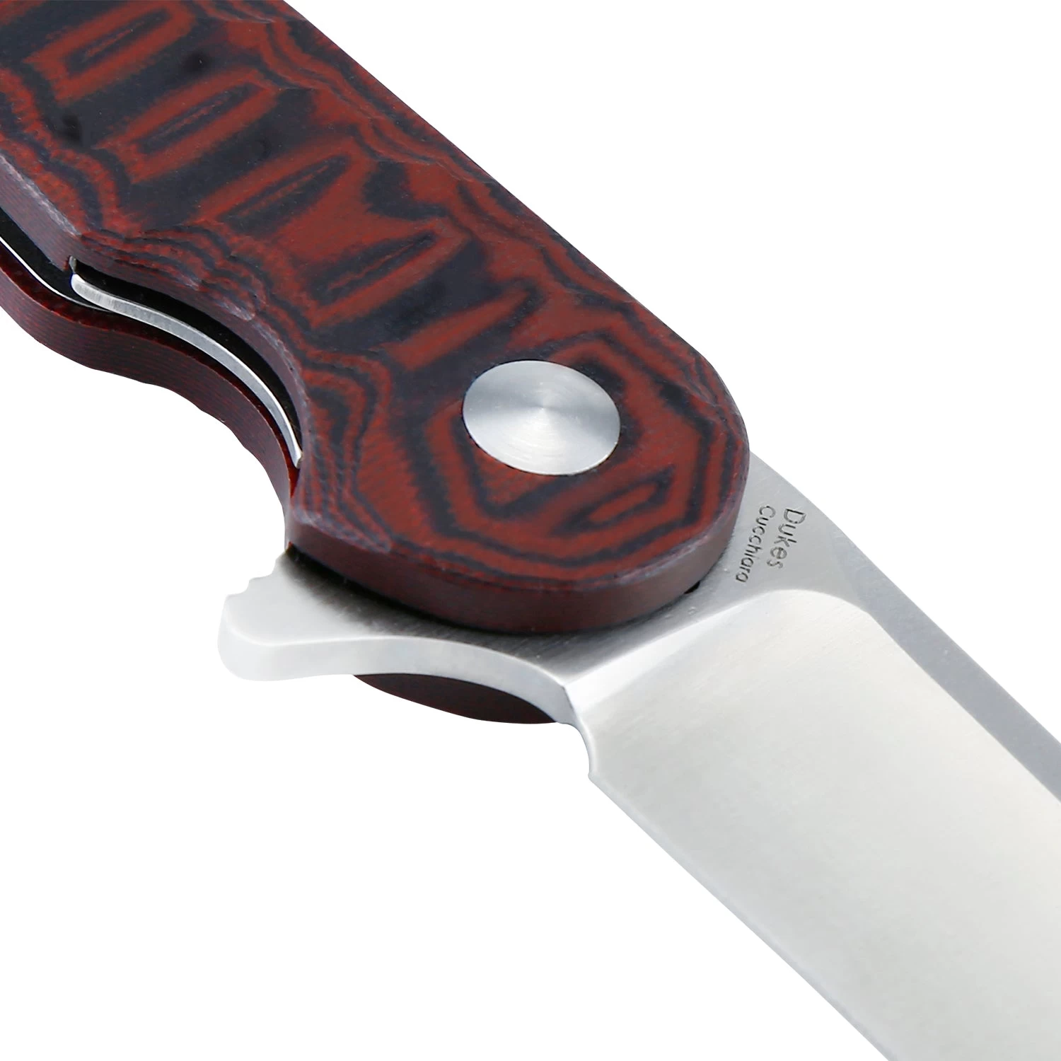 Kizer DUKES G10 Black &Red V3466N2 (3" Stain) - Image 4