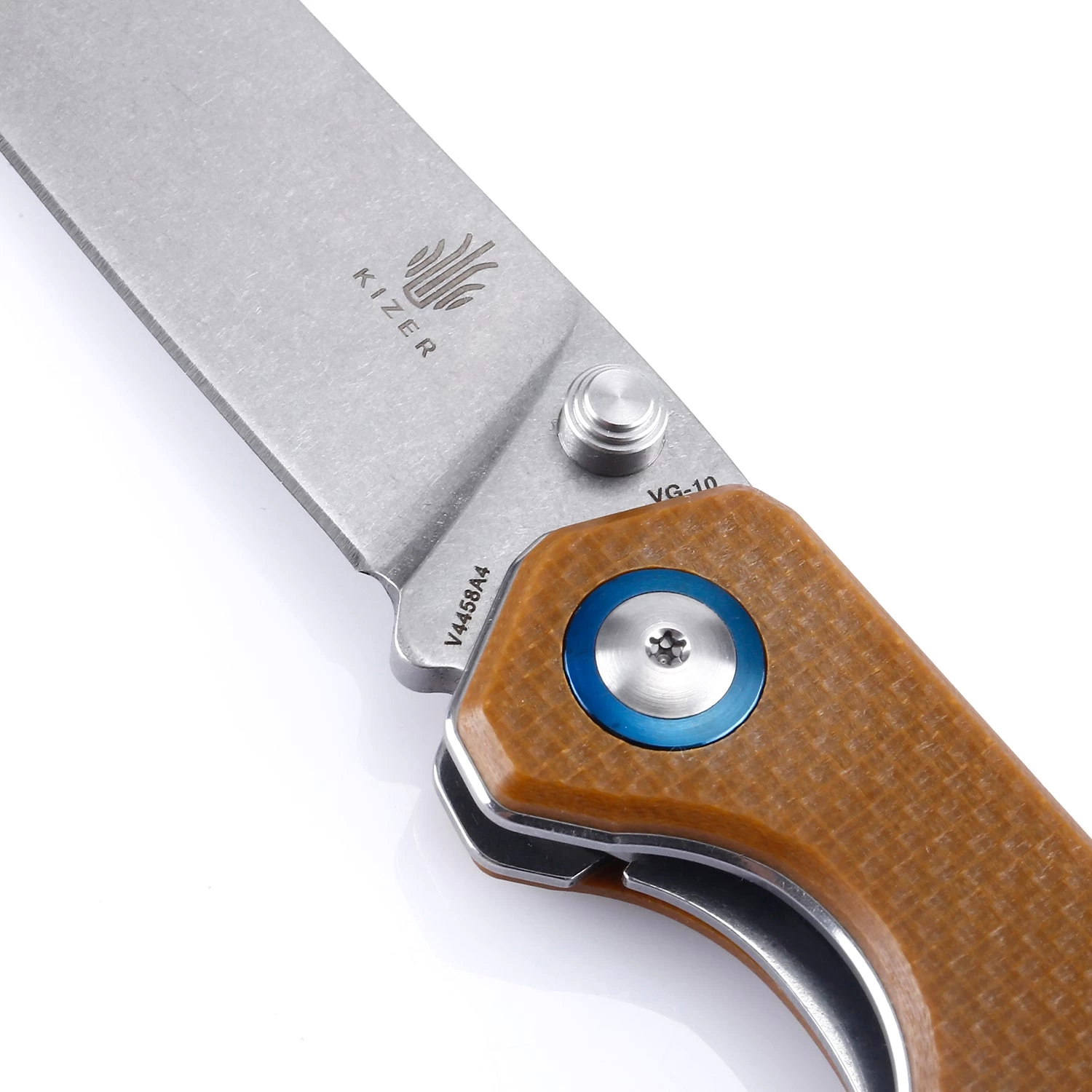 Kizer Begleiter G10 Brown V4458A4 (3.5" Stonewash) - Image 3