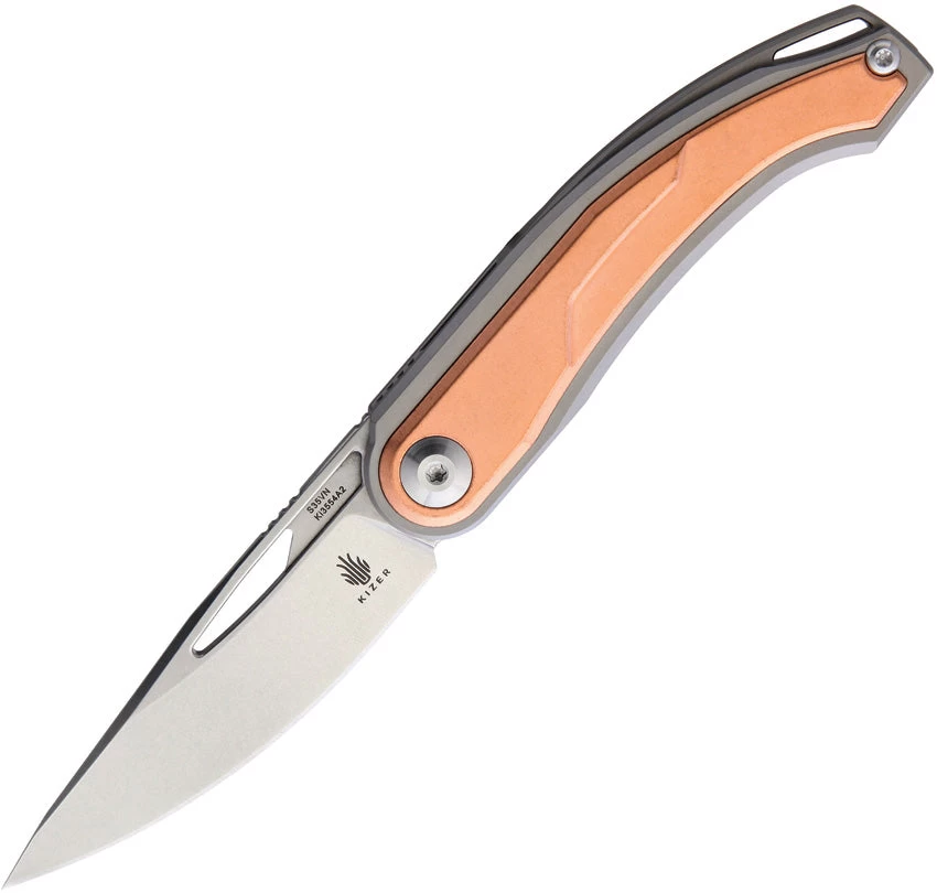 Kizer Cutlery Apus Framelock Copper