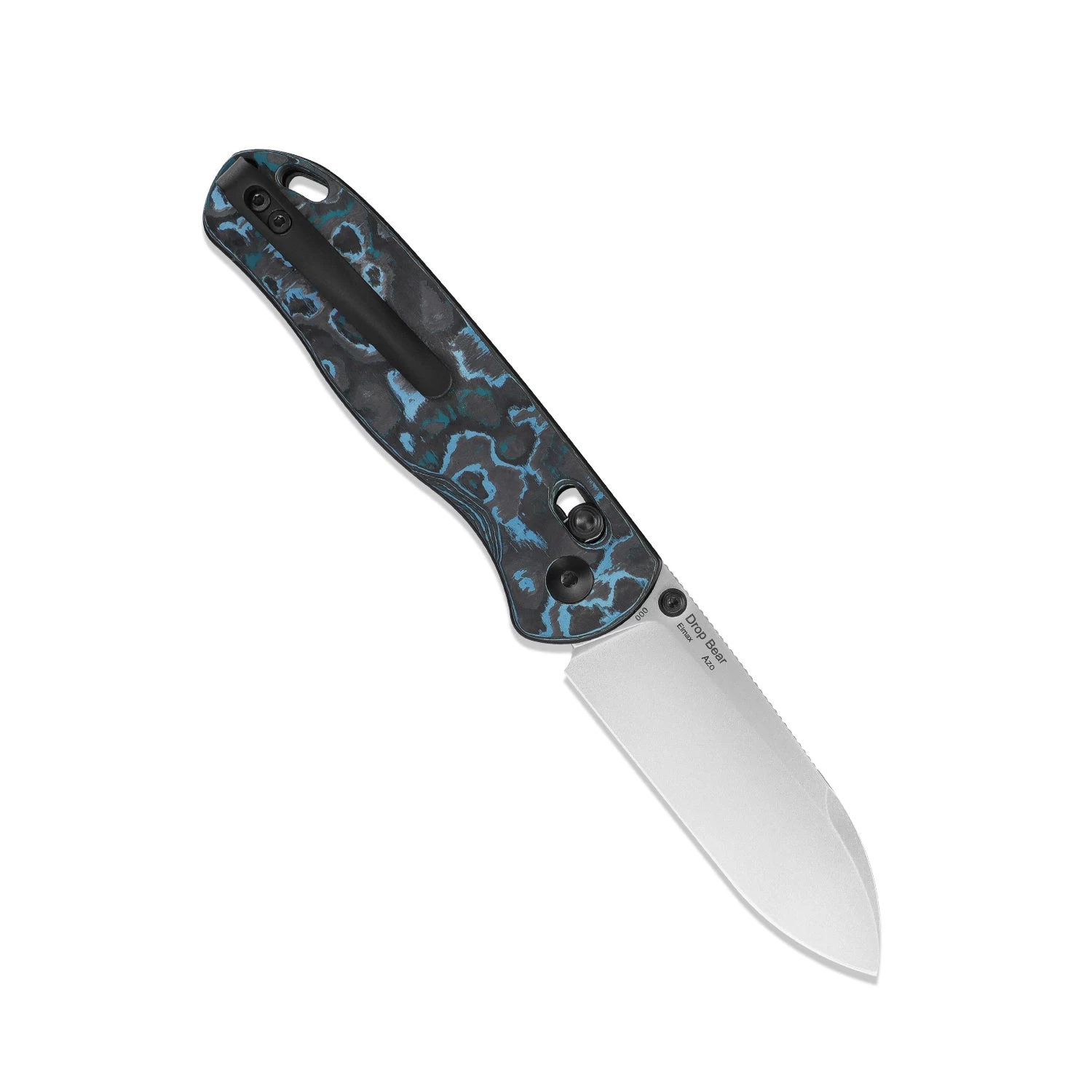 Kizer Azo Drop Bear Elmax Blade Clutch Lock Fatcarbon Ki3619A2 (2.97" Satin) - Image 2