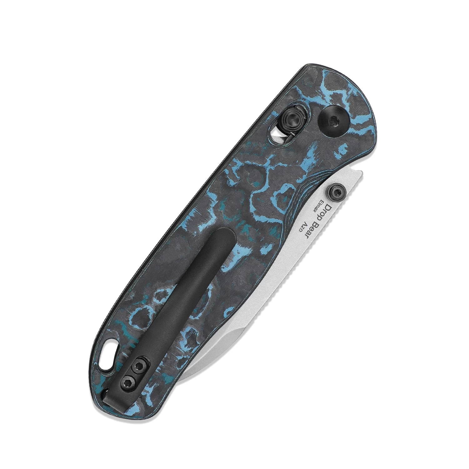 Kizer Azo Drop Bear Elmax Blade Clutch Lock Fatcarbon Ki3619A2 (2.97" Satin) - Image 6