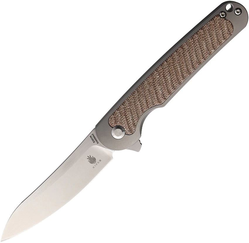Kizer Cutlery Clutch Framelock Micarta