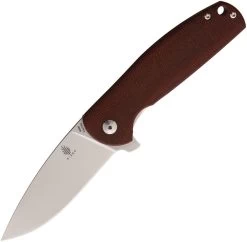 Kizer Cutlery Gemini Linerlock Brown Micarta