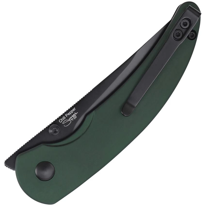 Kizer Cutlery Chili Pepper Button Lock - Image 2