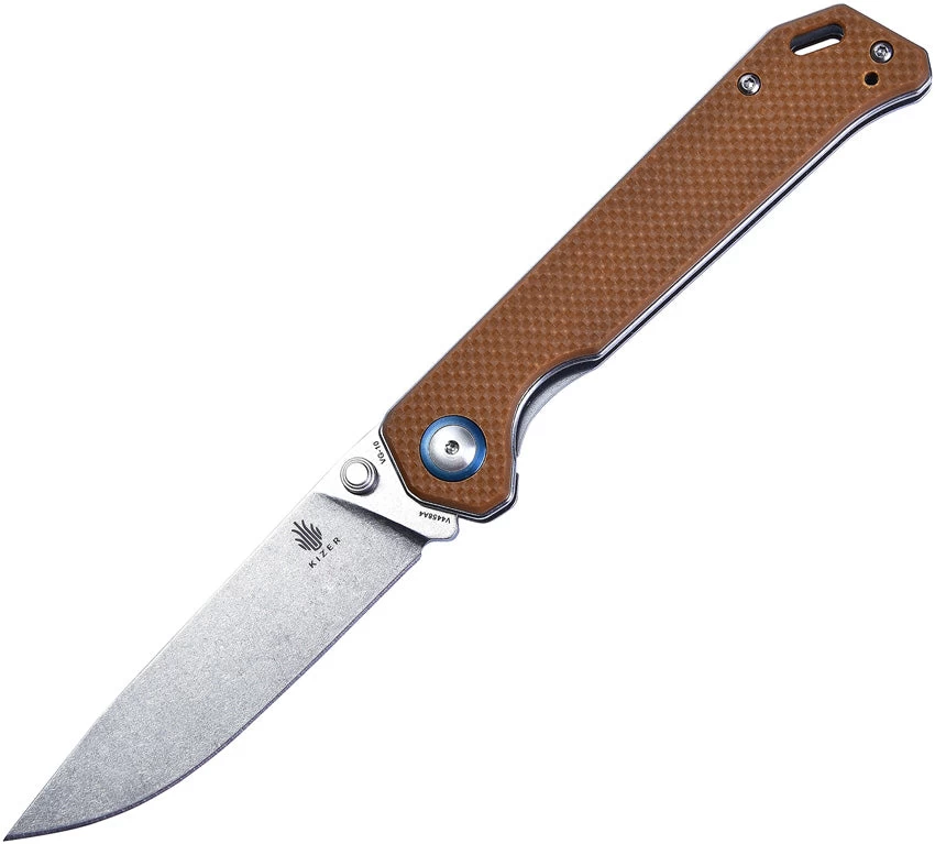 Kizer Cutlery Begleiter Linerlock Tan