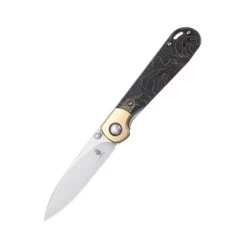 Kizer PPY S35VN Blade Brass+Raffir Handle Ki3587A1 (3.26" Satin)