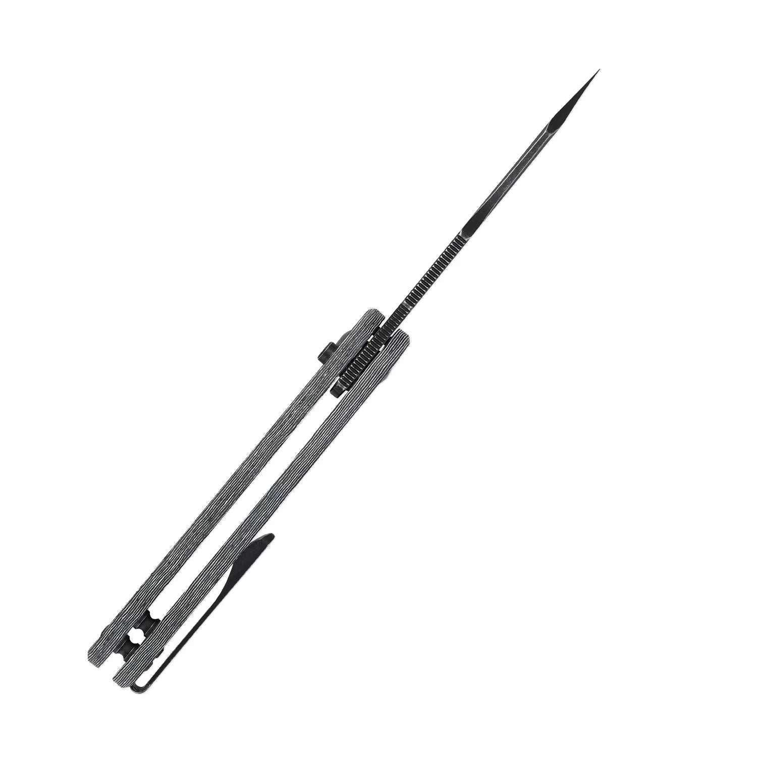 Kizer Cormorant S90V Blade Button Lock Knife Fatcarbon Handle Ki4562A7 (3.17”Black Stonewash) - Image 7